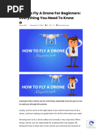 How To Fly A Drone A Beginners Guide Your First Flight