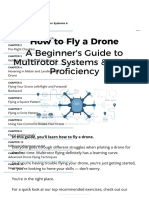 How To Fly A Drone A Beginner's Guide To Multirotor Systems