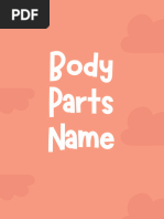 Body Parts Name Worksheet - 19 - A4