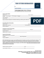 Primary Regsitration Form