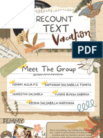 Recount Text Vacation - XI SMA