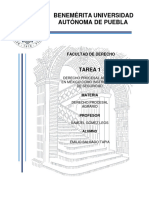 Tarea 1 Derecho Procesal Agrario en Mexico Como Instrumento de Seguridad