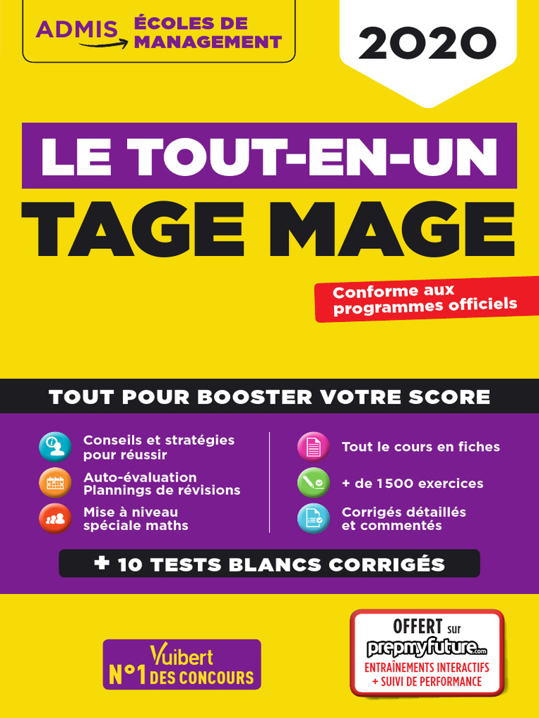 Tests blancs TAGE MAGE corrigés | PDF | Nombre grammatical | Linguistique