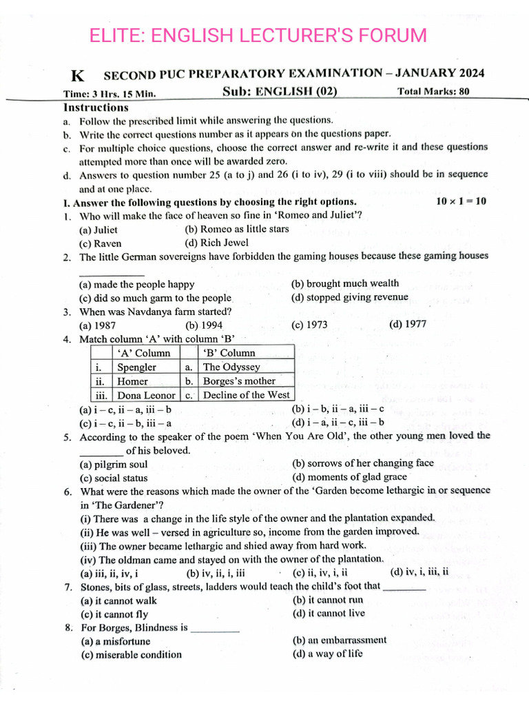 1ST PUC ENGLISH NOTES PDF DOWNLOAD 2024 intelligence overview
