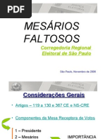 Mesários Faltosos