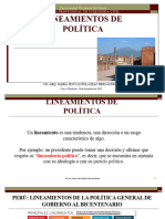 Lineamientos de Política