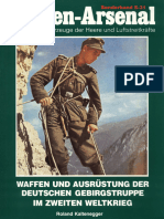 Waffen-Arsenal SonderBand 31 - Waffen Und Ausrustung Der Deutschen Gebirgstruppe Im Zweiten Weltkrieg