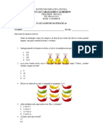 Evaluación Tercero Multiplicación - Multiplos