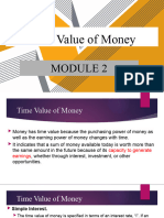 Module 2 Time Value of Money For Distribution