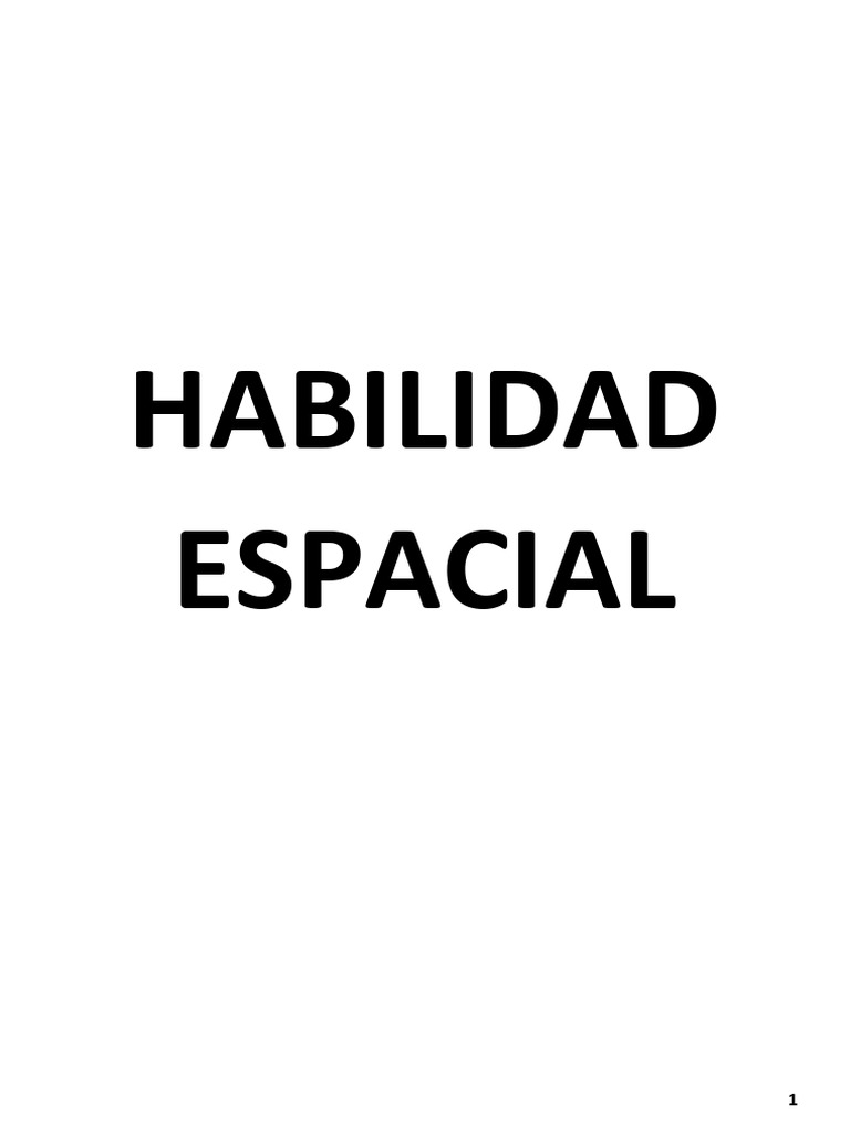 Habilidad espacial cat 2024 pdf