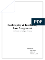 Bankruptcy Law Assignment