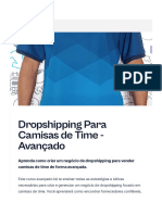 Dropshipping para Camisas de Time Avancado