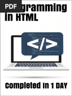 Programming in HTML Completed in 1 DAY - AYOUB LRN