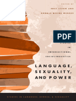 ++++ Language, Sexuality, and Power - Studies in