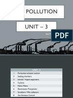 Unit 3 - Air & Noise Pollution and Control - Control Technologies