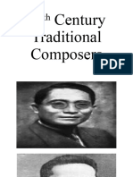 20th Century Traditional Composers