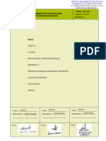 Procedimiento Inves y Registro de Accidentes