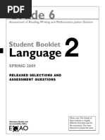 Grade 6 EQAO Language Practice Test | PDF | Maple Syrup
