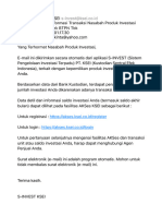 Notifikasi Informasi Transaksi Nasabah Produk Investasi Pada PT Bank BTPN TBK