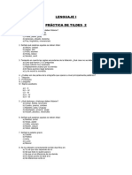 Práctica de Tildación 2 (18 Febrero 2021)