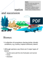 2.4 Biomes Zonation and Succession