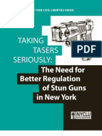 NYCLU Report on Tasers