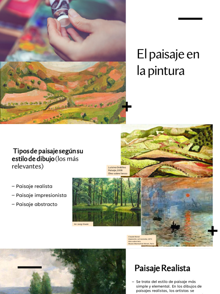 Tipos de Paisaje-2 | PDF | Pintura de paisaje | Paisaje, image size:768x1024