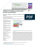 Energy Saving Analysis and Thermal Performance Evaluation of A Hydrogen-Enriched Natural Gas-Fired Condensing Boiler (Yang - 2023)