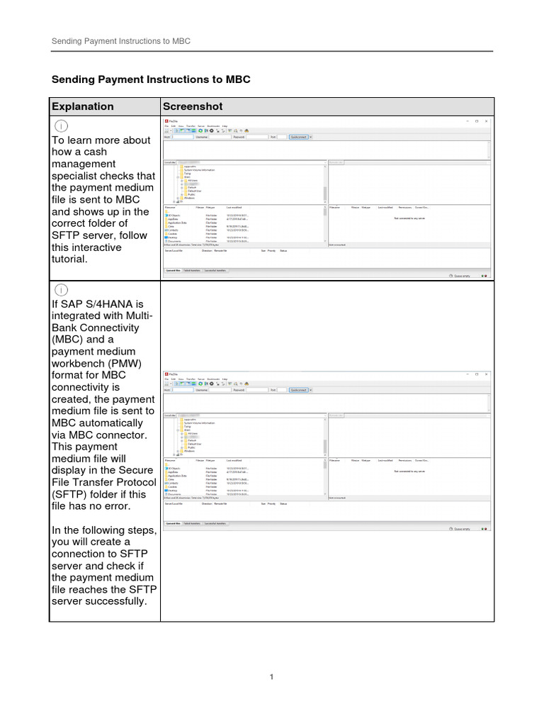 MBC Payment Medium Instructions | PDF | Network Architecture | Software