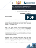 La Ética y Moral ¿Dos Conceptos Limitados en La Violación Del Derecho Fundamental A La Vida Por La Crisi