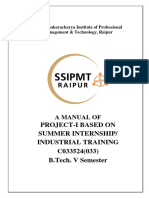 Project-I 5th Sem Manual