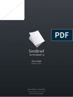 SimBrief User Guide - Version 2.20.3