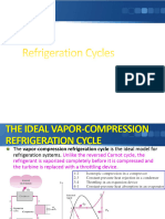 Refrigeration Cycle Notes Lec9-1