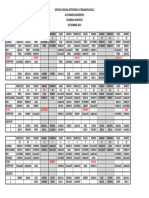 Horario Residentes Septiembre