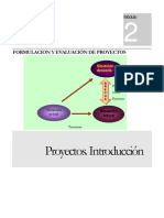 Manual Planificacion 2. Formulacion y Evaluacion de Proyectos. Proyectos Introduccion