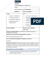 Febrero Plan de Desarrollo Curricular