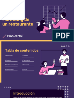 Plan de Marketing de Un Restaurante 1