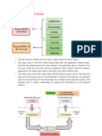 Characteristics of OSI Model