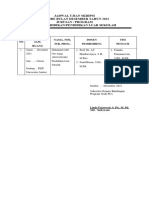 Jadwal Ujian Skripsi 5x - Afif