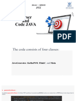 Parser and Code JAVA: Master: MBISD