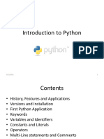 1 - Introduction To Python
