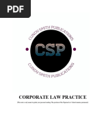 Corporate Law Practice