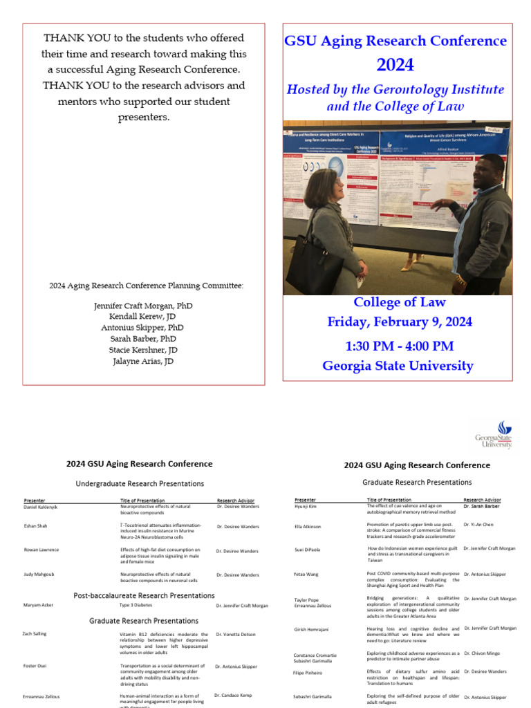 2024 arc program | PDF | Dementia | Diseases And Disorders