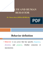 Health and Human Behavior