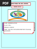 SQL Project Riddhi Final