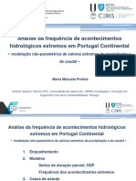 Análise Da Frequência de Acontecimentos Hidrológicos Extremos em Portugal Continental