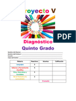 Anexo 1 Diagnóstico Quinto Grado