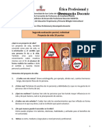 PARCIAL 2 Ética Profesional y Desempeño Docente