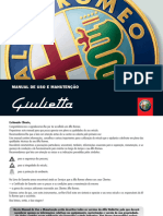 Alfa Romeo Giulietta 2010 Manual de Uso e Manutenção