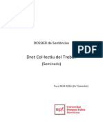 Dossier Sentències - Dret Col Lectiu Treball (2023-2024) - 1-64